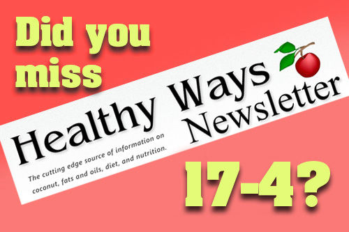 Did You Miss Healthy Ways Newsletter 17-3